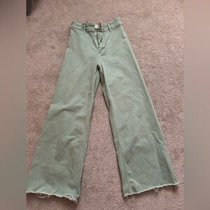 ZARA HIGH WAIST MARINE STRAIGHT JEANS!!